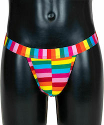 Spencer & Fleetwood Ltd Men's Thong Chilot Sexy pentru bărbați Rainbow
