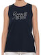 Women's Sports Sleeveless Top Navy Blue