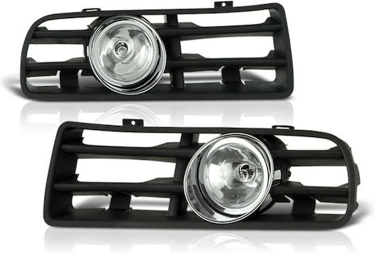 Σέτ Μάσκα και Προβολάκια Ομίχλης Vw Golf 4 1997-2006 LED 2τμχ