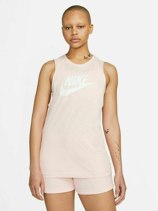 Nike Air Αμάνικη Γυναικεία Αθλητική Μπλούζα Ροζ
