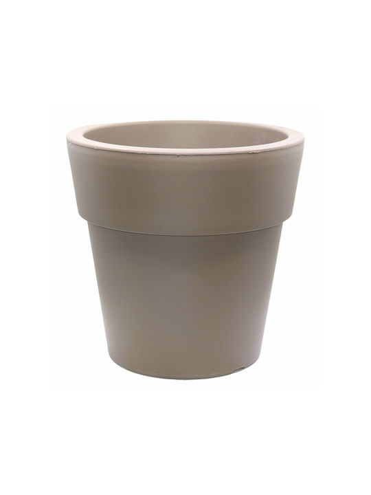 Et Plast Αναΐς Flower Pot 25x24cm Mocha 232194