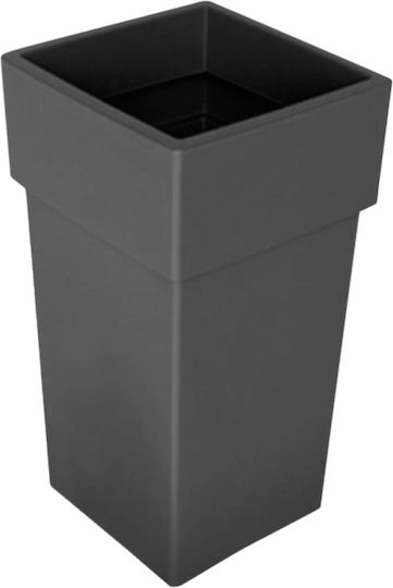 Et Plast Αναΐς Γλάστρα Πλαστική Ανθρακί 27x27x50εκ.