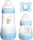 Mam Plastic Bottle Set Anti-Colic with Silicone...