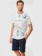 Nautica Summer Men's Cotton Multicolour Pyjamas