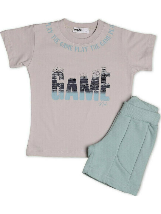 Nek Kids Wear Kids' Set with Shorts Summer 2pcs...