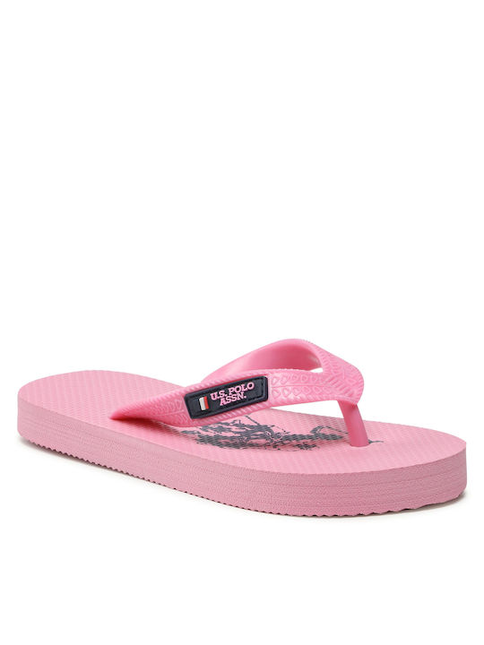 U.S. Polo Assn. Kinder Flip Flops Rosa