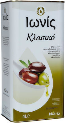 Nutria Olive Oil Κλασικό 4lt in a Metallic Container