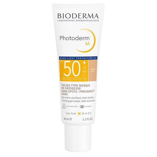 Biodrerma Photoderm Μ SPF50+ Claire Αντηλιακή κρέμα για τo δέρμα με καφέ κηλίδες και μέλασμα - Light απόχρωση