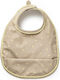 Elodie Details Waterproof Bib Fabric with Hoop & Loop Fastener & Pocket Lemon Sprinkles for 3 m+