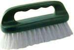 Plastic Cleaning Brush with Handle Green 15x7cm