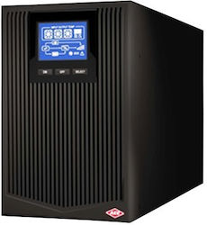 AEC IST3 UPS On-Line 1000VA with 3 Schuko Power Plugs