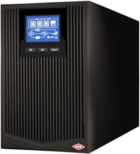 AEC IST3 UPS On-Line 1000VA 1000W με 3 Schuko Πρίζες