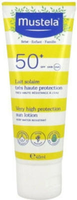 Mustela Waterproof Kids Sunscreen Emulsion for Face & Body SPF50 40ml