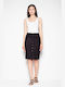 Venaton Pencil High Waist Midi Skirt in Black color