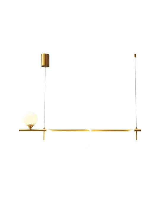 Eurolamp Pendant Lamp with Built-in LED Gold