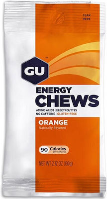 GU Energy Chews με Γεύση Πορτοκάλι 60gr