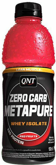 QNT Zero Carb Metapure Whey Isolate Whey Protein with Flavor Red Fruits 500ml