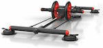 Abdominal Trainer Black with Resistance Bands Black/Red