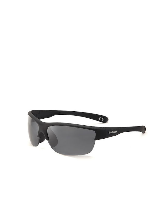 Polareye PL289 Men's Sunglasses with Black Acetate Frame and Black Polarized Lenses Black