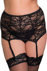 Softline 3320 Schwarze Strümpfe & Strumpfhalter