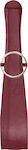 Shots Ouch Halo Belt Flogger Burgundy