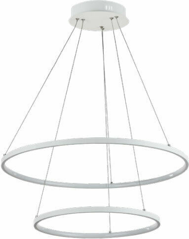 Eurolamp LED Κρεμαστό Φωτιστικό Λευκό 60x40εκ.