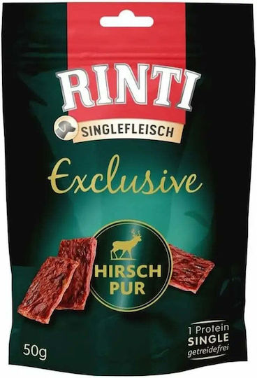 Rinti Exclusive Deliciu pentru câini fără cereale cu Cerb 50gr 91532
