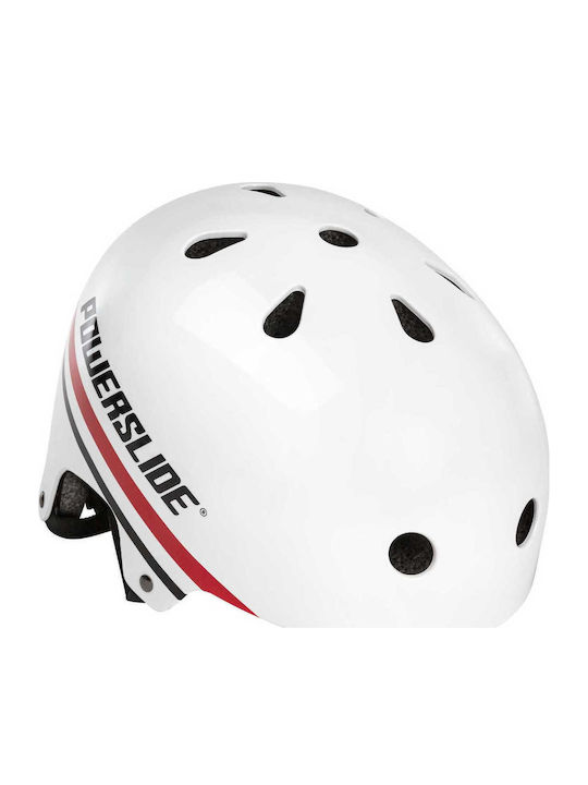 Powerslide Pro Urban Stripe Helmets for Rollers White