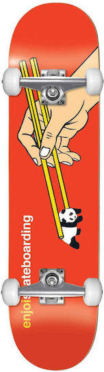 Enjoi Chopsticks YTH FP 7.375" Complete Shortboard Κόκκινο