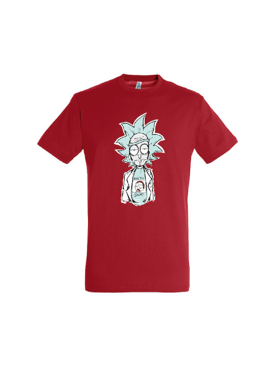 Rick & Morty T-shirt Red