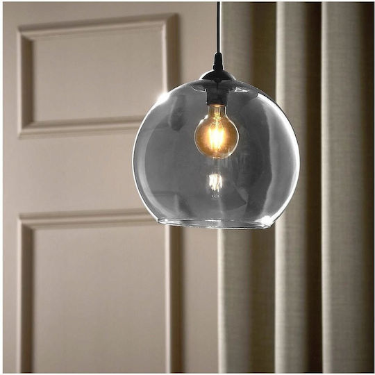 TK Lighting Cubus Κρεμαστό Φωτιστικό Μαύρο με Ντουί E27