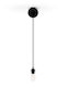 Umage Cannonball Lustră Negru cu Dulie E27 12cm.