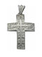 Mertzios.gr White Gold Cross 14K