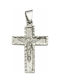 Mertzios.gr White Gold Cross 14K with the Crucified