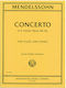 International Music Company Mendelssohn - Concerto In E Minor Op.64 Sheet Music for Piano / Wind Instruments