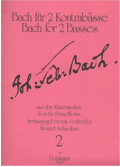 Doblinger J.S.Bach - For 2 Basses Vol. 2 Vol.2