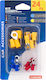 Insulated Ring Terminal 1,5-2,5mm², 2,5-6mm² 24pcs 4662