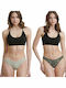Bamboo Γυναικεία Brazil 2Pack Πράσινα