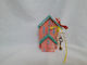 Kapadakis Wood Art Lucrat manual de birou Amulet Casa Lucrat manual Portocaliu din Lemn 7x12cm 1buc