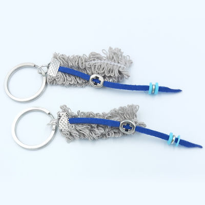 Kymi Christening Charm Keychain Blue 50pcs