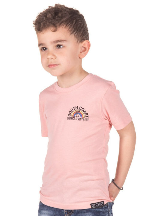 District75 Kids T-shirt Pink