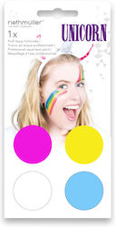 Carnival Face Painting Unicorn Multicolor 4pcs