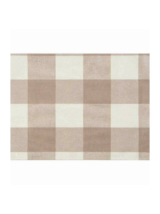 Borea Καρώ Cotton Stain Resistant Napkin Μπεζ 33x48cm