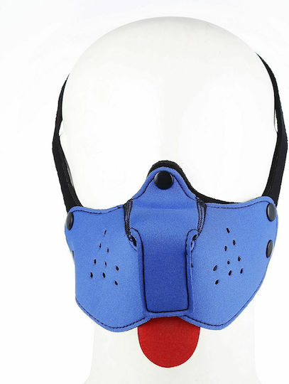 Kiotos Hunde Welpe BDSM Maske Blau