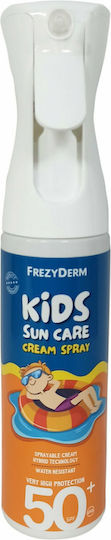 Frezyderm Kids Sun Care SPF50+ Αδιάβροχο Παιδικό Αντηλιακό Spray για Πρόσωπο & Σώμα 275ml