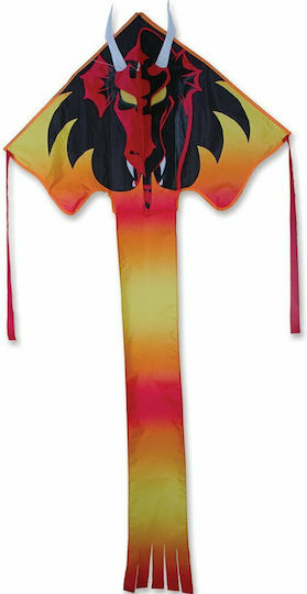 X-Kites Τριγωνικός Χαρταετός Large Easy Flyer Fire Υφασμάτινος με Ουρά, Σπάγγο & Τσάντα Αποθήκευσης 229x117εκ 1τμχ