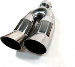 Exhaust Muffler for Universal Διπλή Inox 62mm