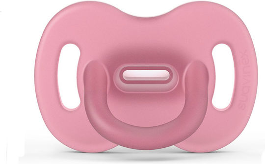 Suavinex Πιπίλα Σιλικόνης για 0-6 μηνών All Mat Pink