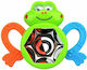 Teether Frog Teething Rattle made of Plastic for 3 m+ 1pcs