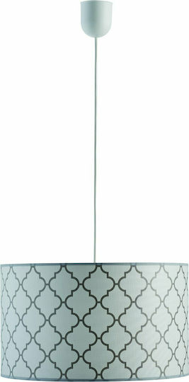 ArkoLight Κρεμαστό Φωτιστικό Λευκό με Ντουί E27 40x43εκ.